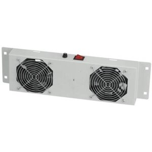 Вентиляторний модуль 2 вент. with thermostat, RAL 7035 Mirsan (MR. FAN2WT. 02)