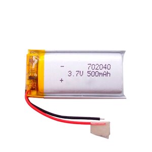 Акумулятор 702040 Li-pol 3.7В 500мА·год для RC моделей MP3 MP4 DVR GPS
