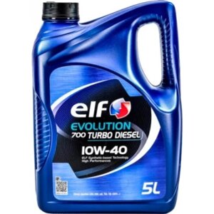 Моторна олива ELF EVOL. 700 TURBO D 10w40 5л. (4379)