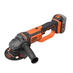 Шліфувальна машина BlackDecker 18V, 4Ah, 125 мм, 8600 об/хв (BCG720M1)