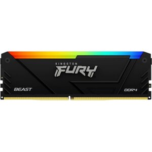 Модуль памяті для компютера DDR4 16GB 3200 MHz Beast RGB Kingston Fury (ex. HyperX) (KF432C16BB2A/16)