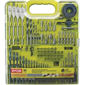 Набір свердел і біт Ryobi RAKDD90, 90 шт (5132004665)