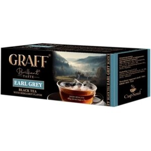 Чай Graff Earl Grey з бергамотом 20х2 г (4820279610030)