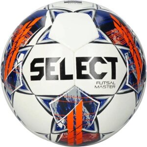 Мяч футзальний Select Master v22 біло-помаранчовий Уні 4 (5703543298358)