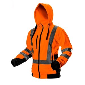 Куртка робоча Neo Tools Basic, L (52), підвищеної видимості, поліестер, 240 г/м2, помаранчевий (81-746-L)