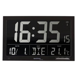Настільний годинник Technoline Black (WS8007) (DAS301207)