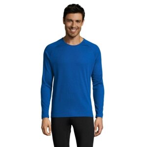 Лонгслів Sols Sporty LSL men яскраво-синій L (02071241L)