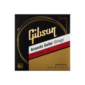 Струни для гітари Gibson SAG-BRW13 80/20 Bronze Acoustic Guitar String Medium (13-56) (231188)
