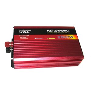 Перетворювач авто інвертор UKC 24В-220В AR 2500Вт, c функцією плавного пуску