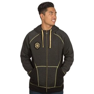 Кофта Jinx World of Warcraft Alliance Classic Premium Zip-Up Hoodie Charcoal Heather XS (JINX-7485XS)