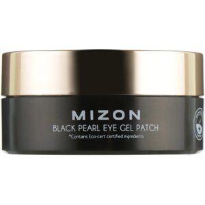 Патчі під очі Mizon Black Pearl Eye Gel Patch Гідрогелеві З екстрактом чорних перлів 60 шт. (8809579273141)