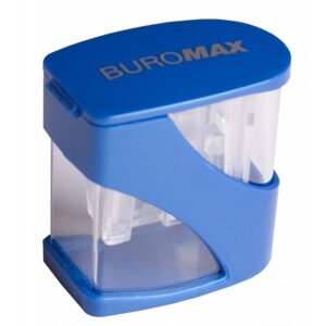 Точилка Buromax Master twist велика з контейнером 2 отвори (BM. 4777)