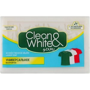Мило для прання Duru CleanWhite Господарське Універсальне 4 x 120 г (8690506521899)