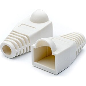Ковпачок коннектора Atcom RJ-45 білий 100шт (10107)