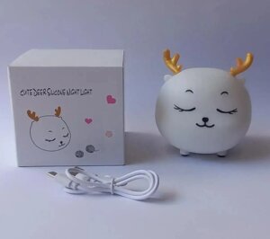 Нічник Олень портативний із сенсорним датчиком 9513