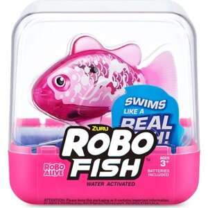 Інтерактивна іграшка Pets Robo Alive S3 - Роборибка (рожева) (7191-6)