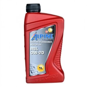 Моторна олива Alpine 0W-20 RSL 1л (0195-1)