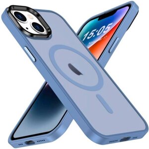 Оригінал! Чохол до мобільного телефона 2E Basic Apple iPhone 15 Pro Soft Touch MagSafe Cover Light Blue