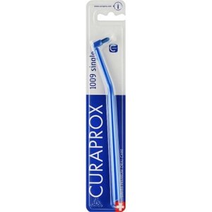 Зубна щітка Curaprox CS 1009 Single & Sulcular 9 мм Монопучкова Синя (CS 1009-10)