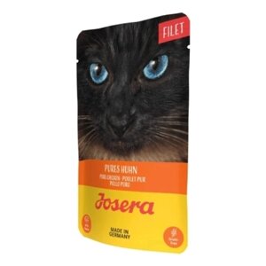 Вологий корм для кішок Josera Josera Filet Pures Huhn/ЙОЗЕРА ФІЛЕ КУРКА 16x70g, пауч (4032254750192)