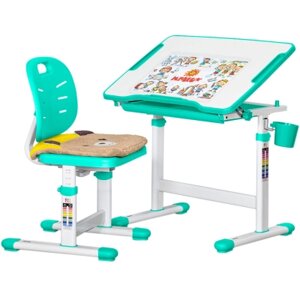 Парта зі стільцем Evo-kids Green (Evo-06 Ergo Z)