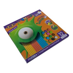 Пластилін ZiBi Smart Line 12 кольорів, 240 г (ZB. 6224)