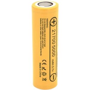 Акумулятор 21700 5000mah, (4800-5100mah), 15A, 3.7V (2.5-4.2V), Yellow Liitokala (Lii-50E-N (Nickel) / LiitoKala)