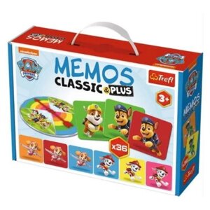 Настільна гра Trefl Мемо Класичні. Цуценячий патруль (Memos Classicplus. Paw Patrol) (02269)