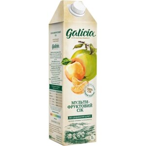 Сік Galicia Мультифруктового з мякоттю 1 л (4820209563481)