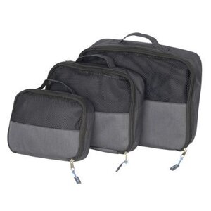 Косметичка Semi Line Набір органайзерів дорожніх Bo-Camp Travel Pack Cube 3 pc Anthracite (DAS302129)