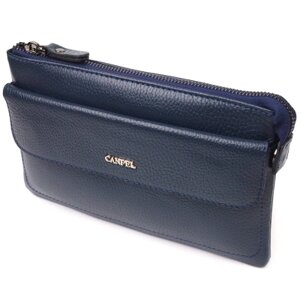 Сумка Canpellini З натуральної шкіри Синя (21545)