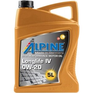 Моторна олива Alpine 0W-20 Longlife IV 5л (1460-5)