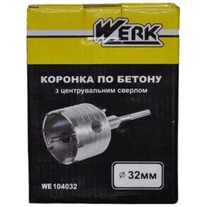 Коронка Werk по бетону SDS-Plus - 32мм (34848)