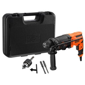 Перфоратор BlackDecker SDS-Plus, 650 Вт, 1.6 Дж, 3 режими, кейс, 3.57 кг (BEHS01)