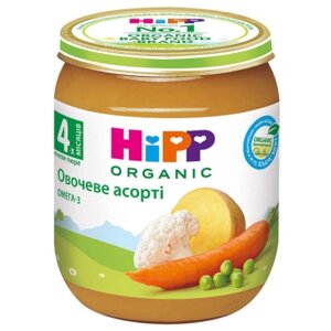 Дитяче пюре HiPP Овочеве асорті 125 г (1223072)