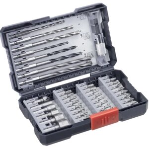 Набір свердл та біт Einhell HSS, 39 шт, L-Box, KWB (108956)