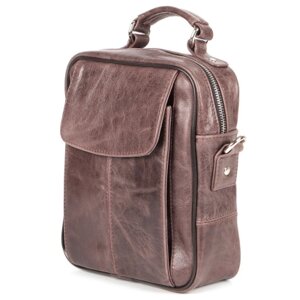 Сумка Shvigel Шкіряна Коричнева (00874)