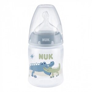 Пляшечка для годування Nuk First Choice Plus Крокодили 150 мл Синя (3952401)