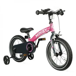 Дитячий велосипед QPlay біговел Miniby 3в1 Pink (CB01MiniByPink)