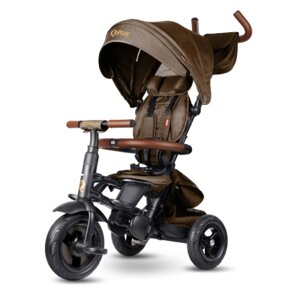 Дитячий велосипед QPlay Rito Deluxe Складаний Триколісний Brown (S380-17RitoDeluxeBrown)