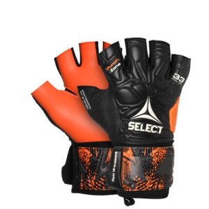 Воротарські рукавиці Select Goalkeeper Gloves Futsal Liga 609330-201 33 9 (201) Чорно-помаранчові (5703543212071)