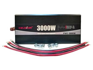 Перетворювач напруги 12V-220V 3000W Celsior PWC-3000W чистий сінус