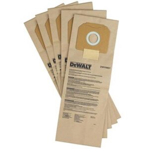 Мішок для пилососу DeWALT для DWV902, DWV905, одноразові, паперові, 5шт (DWV9401)