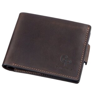 Портмоне Grande Pelle Унісекс Коричневе (11218)