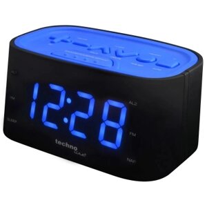 Настільний годинник Technoline WT465 з радіо Black/Blue (WT465 blaue) (DAS302337)
