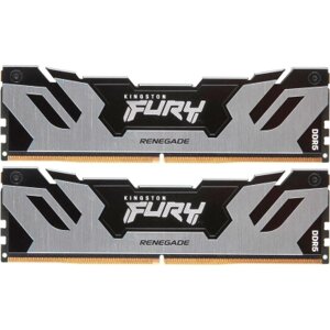 Модуль памяті для компютера DDR5 32GB (2x16GB) 8000 MHz Renegade Silver XMP Kingston Fury (ex. HyperX) (KF580C38RSK2-32)