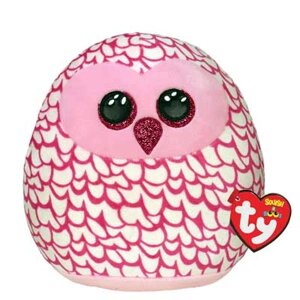 М'яка іграшка Ty Подушка Squish-a-boos Сова Pinky 40 см (39204)