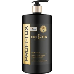 Маска для волосся Dalas Cosmetics Profi-Tox Hair Mask З кератином, колагеном та гіалуроновою кислотою 900 мл