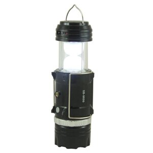 Кемпінгова LED лампа SB-9699 - ліхтарик з сонячною панеллю.