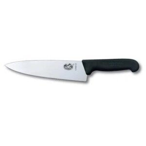Кухонний ніж Victorinox Fibrox обробний 20 см, чорний (5.2063.20)